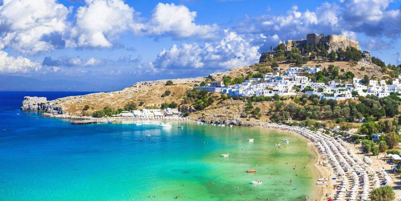 Апартаменты Toulipa Lindos Экстерьер фото